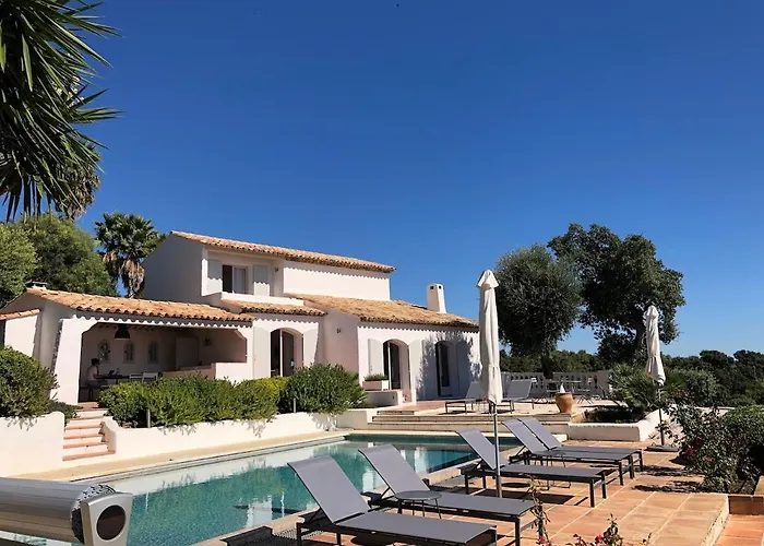 Villa Quiet 4 Bedrooms Full Sea View Heated Pool Sainte-Maxime