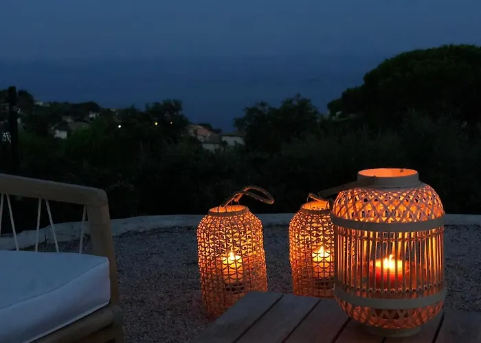 Quiet 4 Bedrooms Full Sea View Heated Pool * Sainte-Maxime