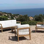 Quiet 4 Bedrooms Full Sea View Heated Pool Sainte-Maxime