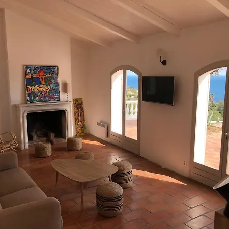 Quiet 4 Bedrooms Full Sea View Heated Pool Sainte-Maxime