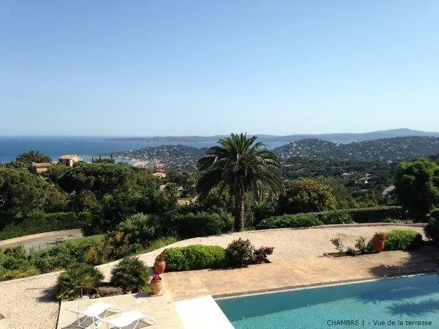 Quiet 4 Bedrooms Full Sea View Heated Pool * Sainte-Maxime