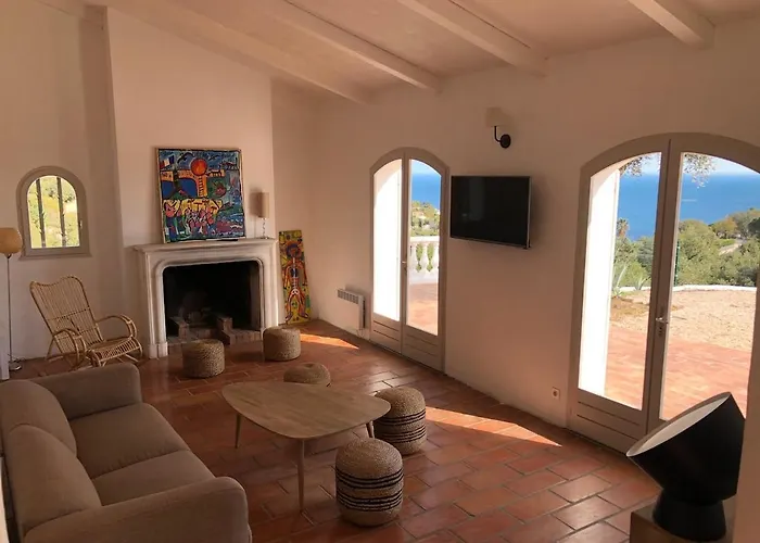 Quiet 4 Bedrooms Full Sea View Heated Pool Sainte-Maxime